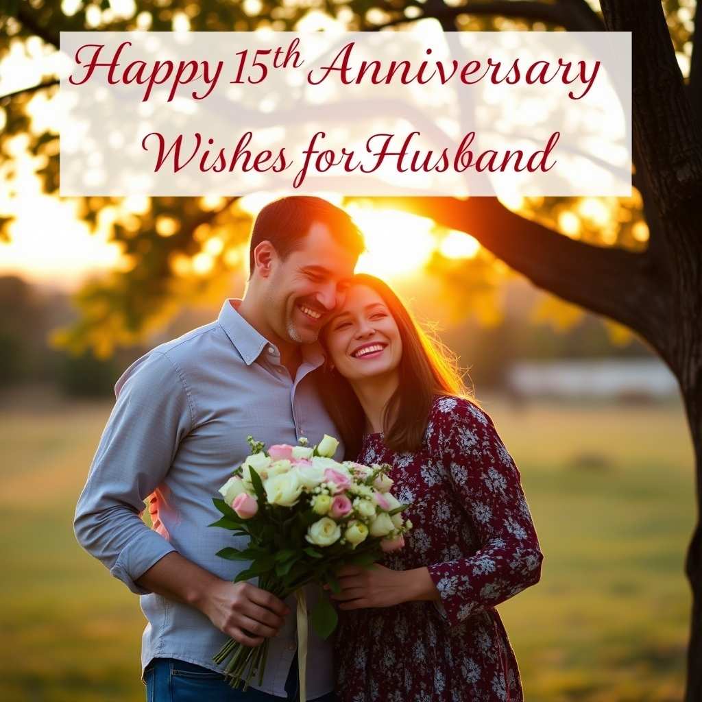 15th Anniversary Wishes for Husband