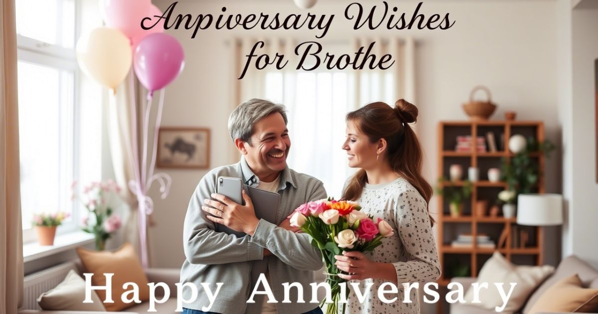 Anniversary Wishes for Brother