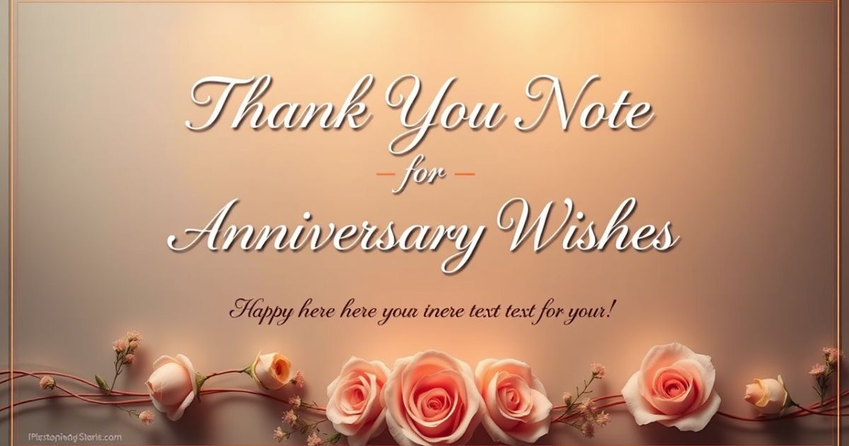 Examples of Thank You Notes for Different Relationships