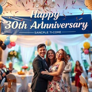 Happy 30th anniversary wishes