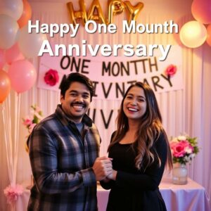 Happy One Month Anniversary Wishes