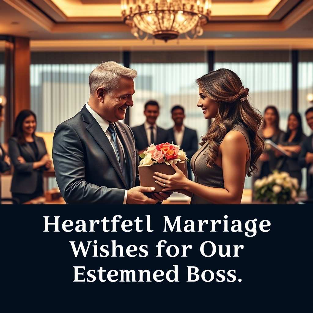Heartfelt Marriage Wishes for Boss
