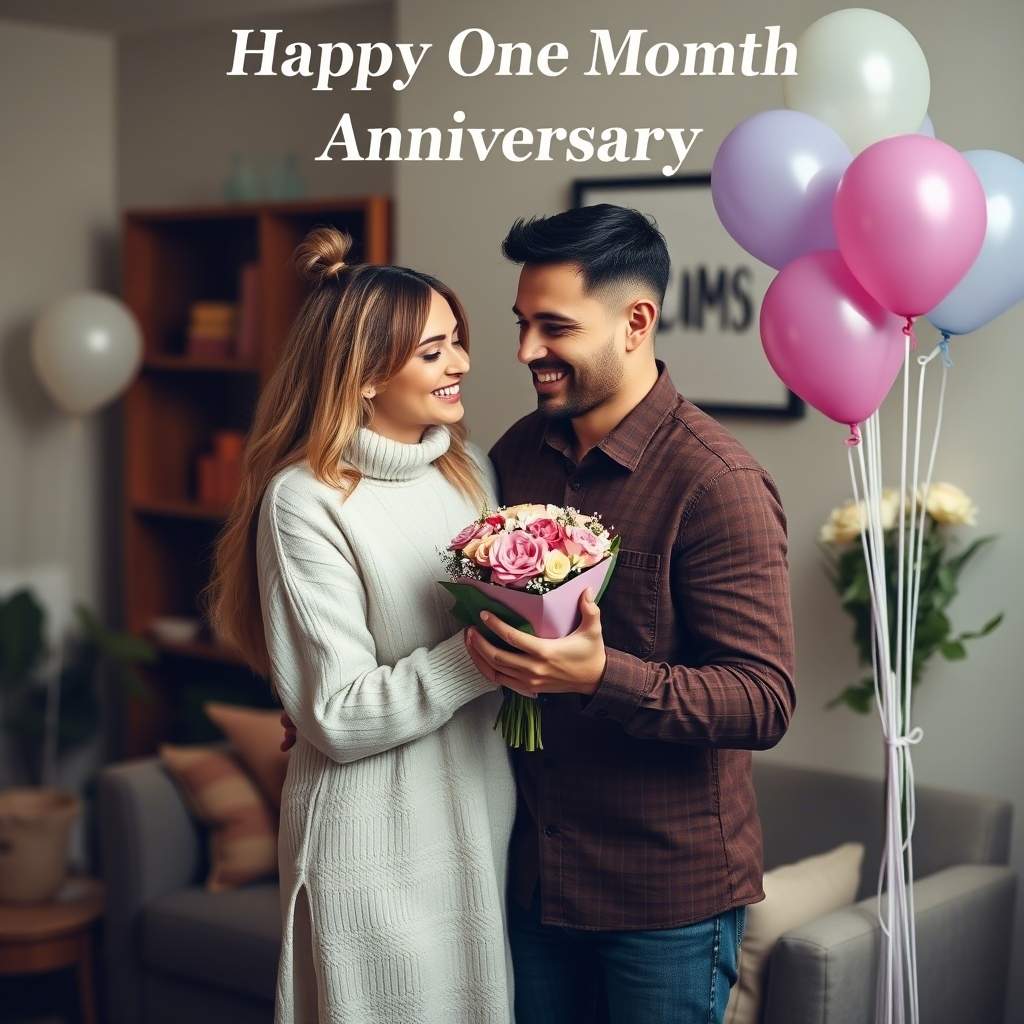 How to Wish a Happy One Month Anniversary