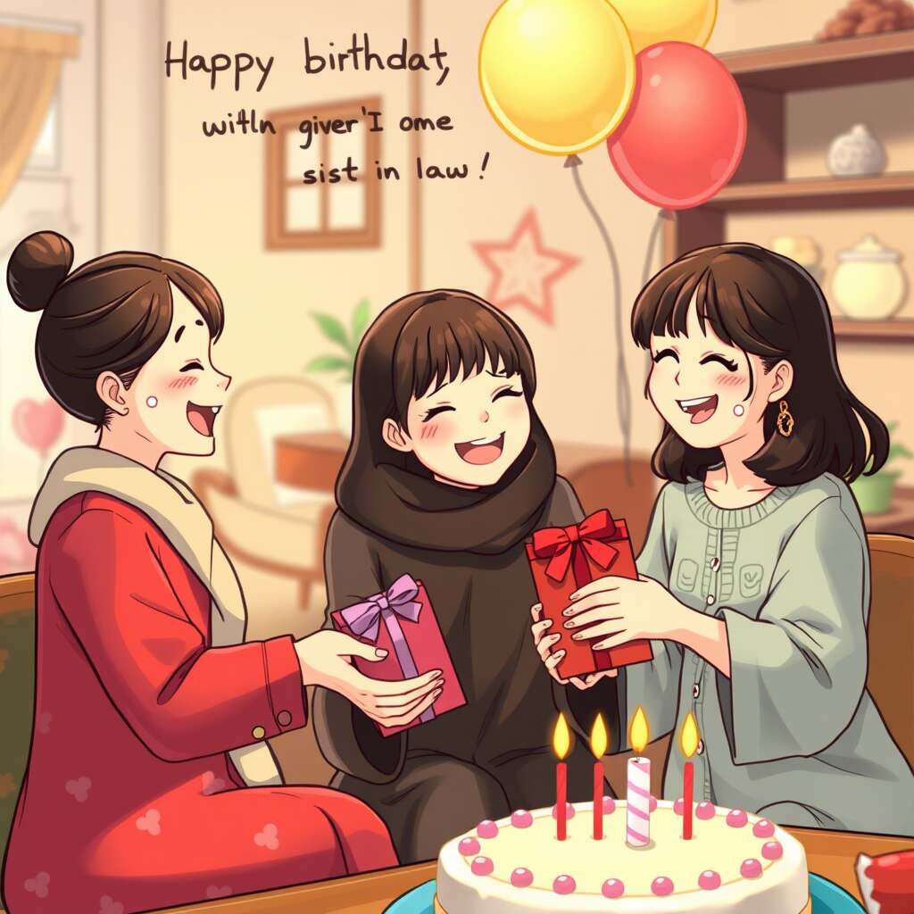 Personalized Birthday Wishes From Sali (Sisters-in-Law)