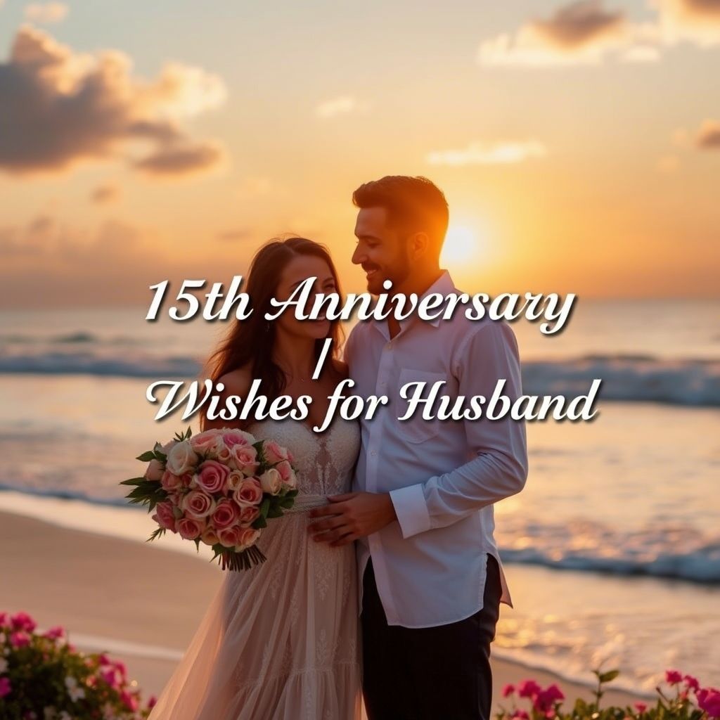 Romantic 15th Anniversary Wishes for Husband