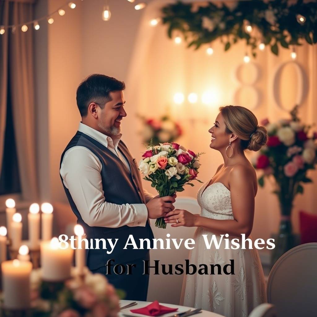 Romantic 8th Anniversary Wishes for Husband