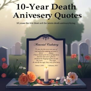10-Year Death Anniversary Quotes