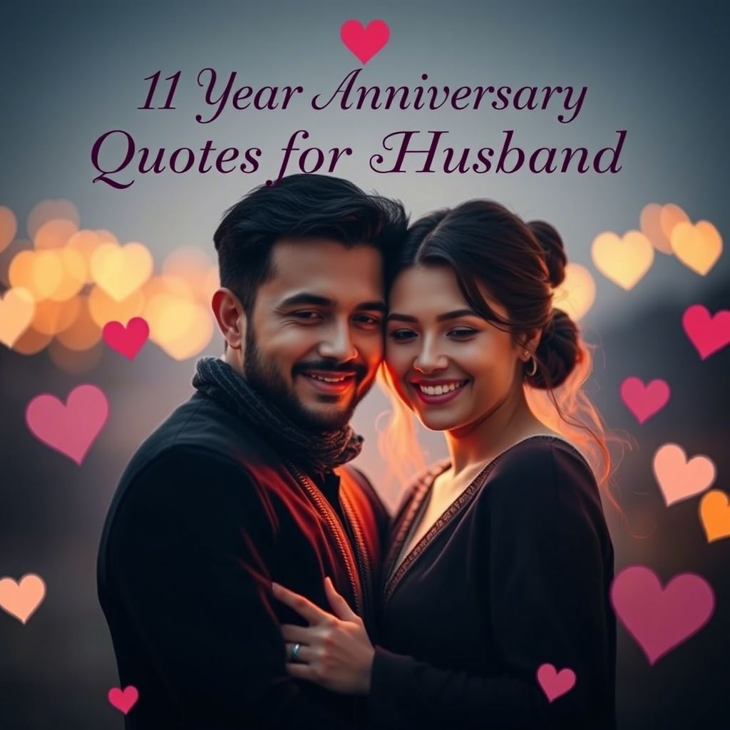 11 Year Anniversary Quotes for Husband that Express Your Love