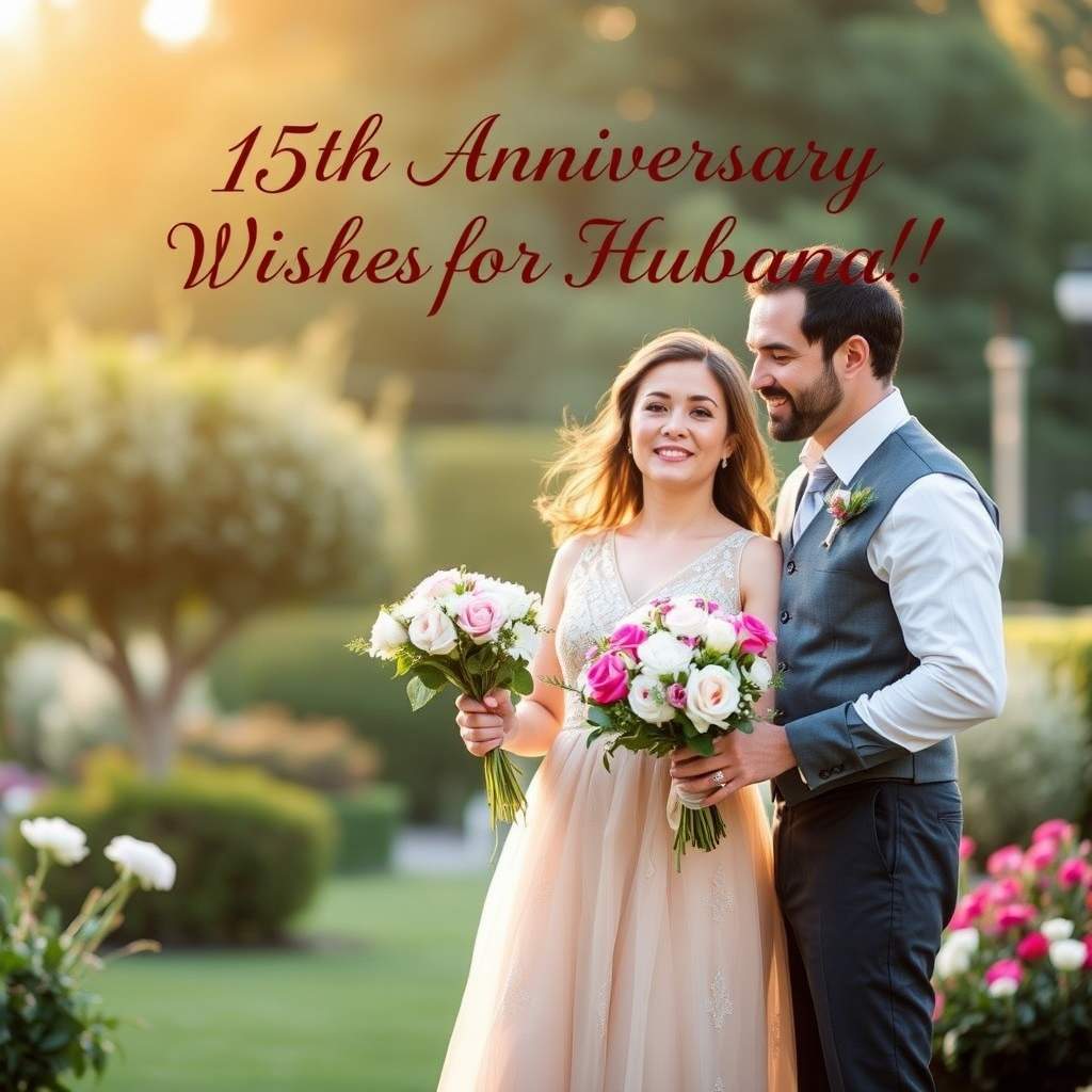 15th Anniversary Wishes for Husband