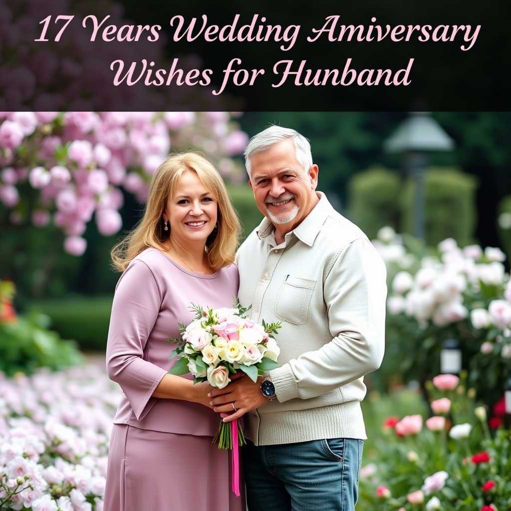 17 Years Wedding Anniversary Wishes for Husband