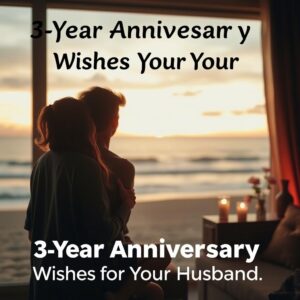 3-Year Anniversary Wishes for Your Husband