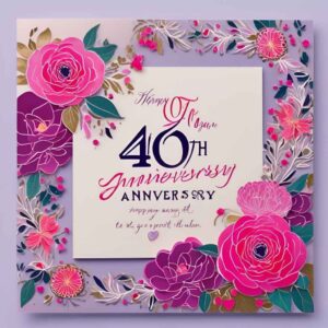 40th Year Anniversary Quotes