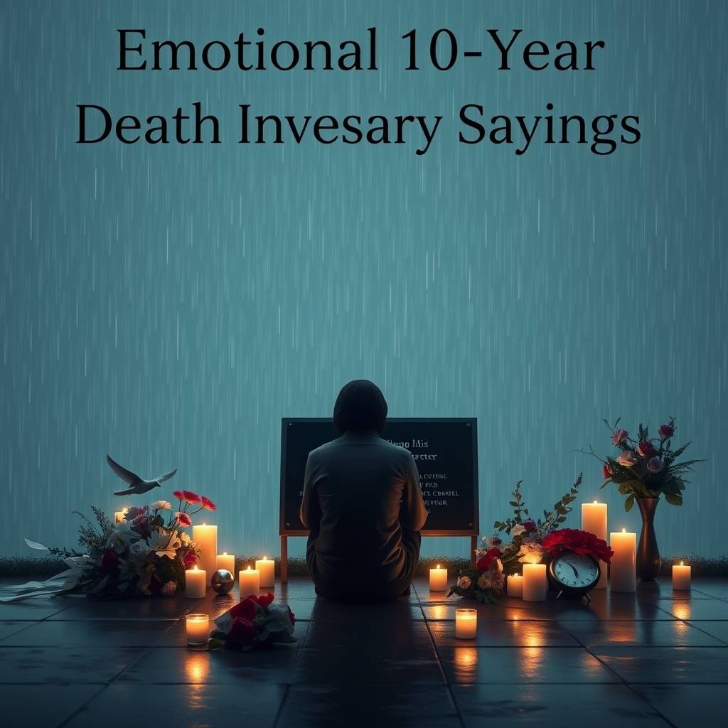 Emotional 10-Year Death Anniversary Sayings