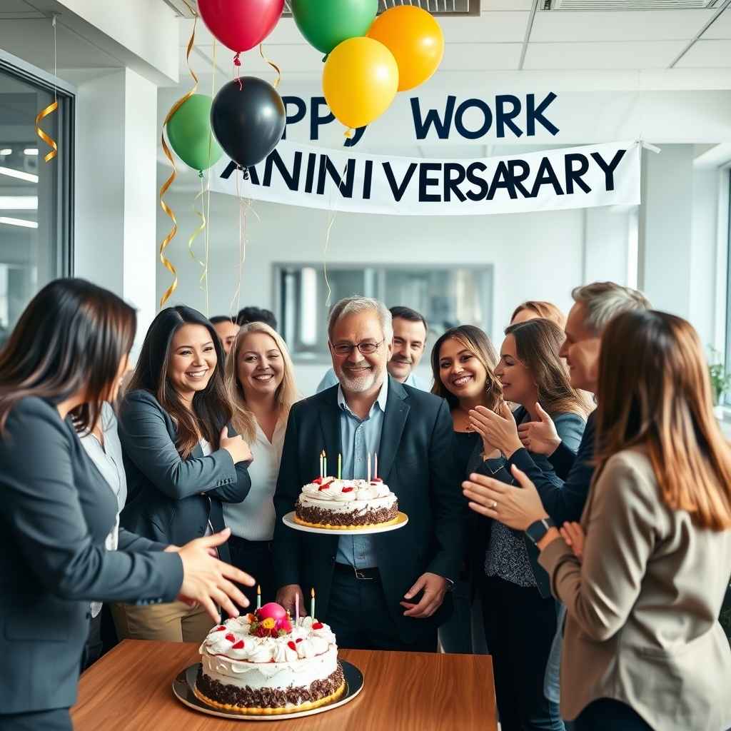 Thank You Messages for Work Anniversary Wishes