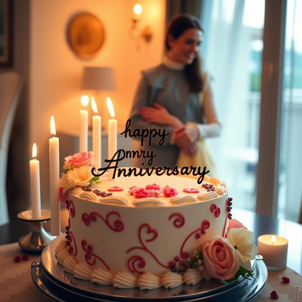 Anniversary Cake Messages for a Wife