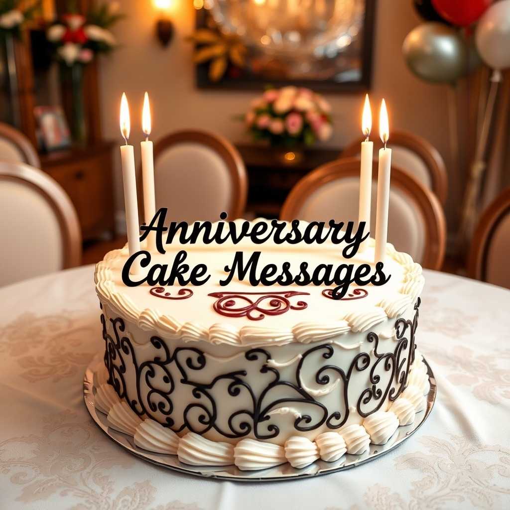 Anniversary Cake Messages