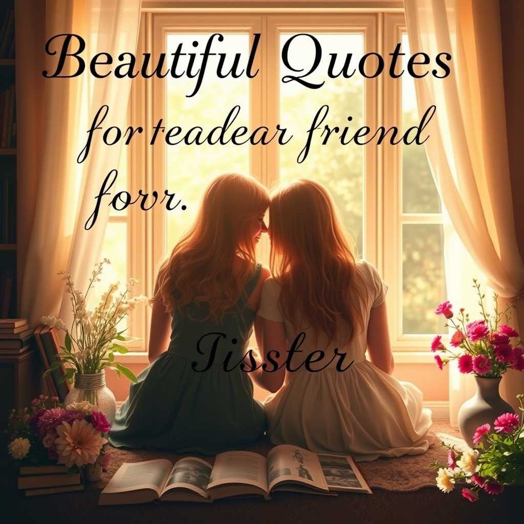 Beautiful Quotes for Your Dear Friend Who’s Like a Sister
