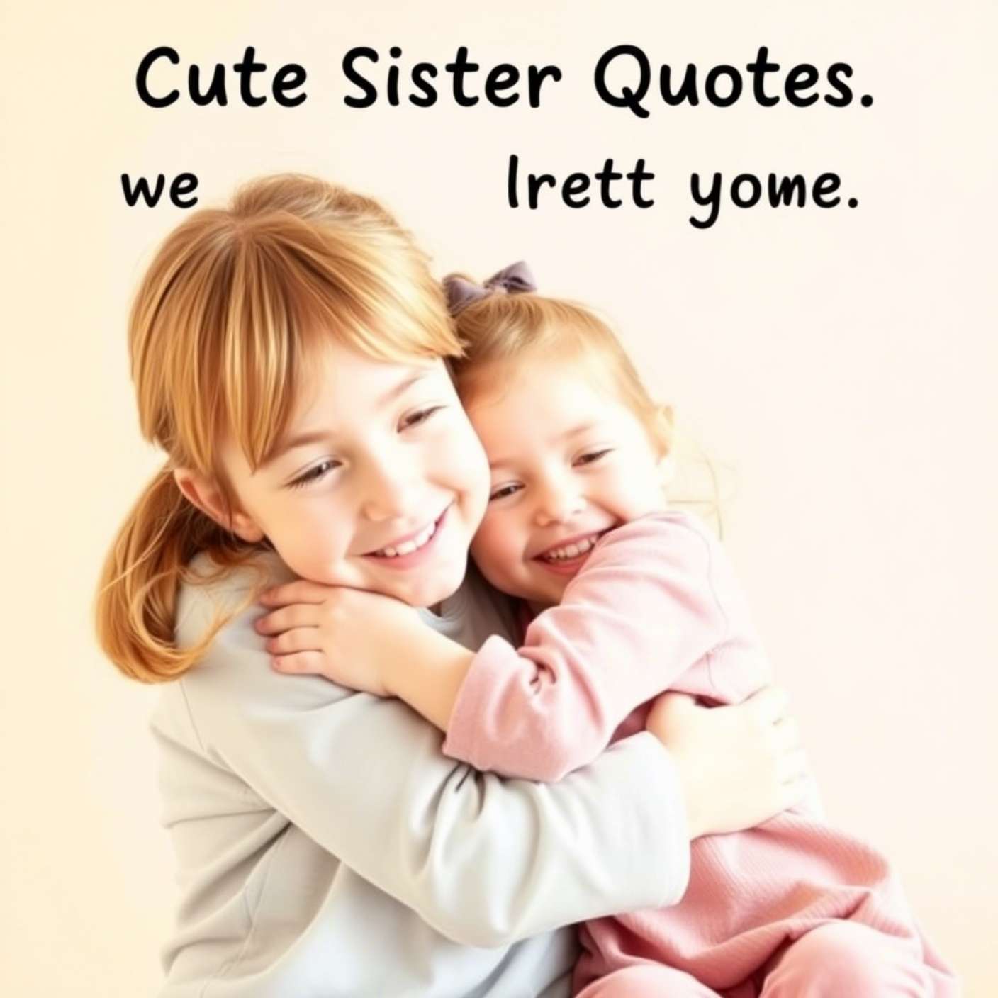 Cute Sister Quotes