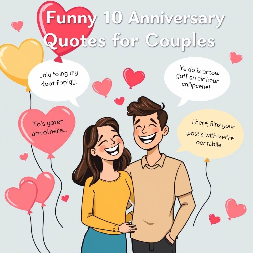 Funny 10 Year Anniversary Quotes for Couples