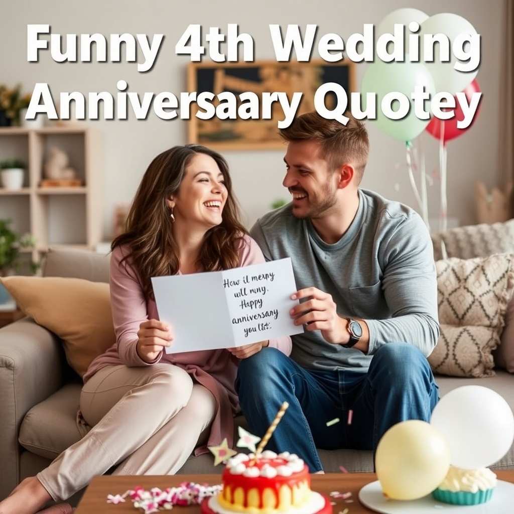 Funny 4th Wedding Anniversary Quotes