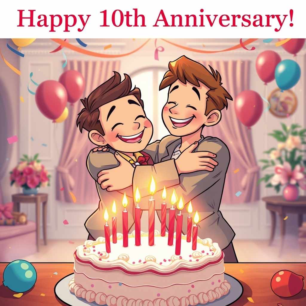 Happy 10 Anniversary Wishes