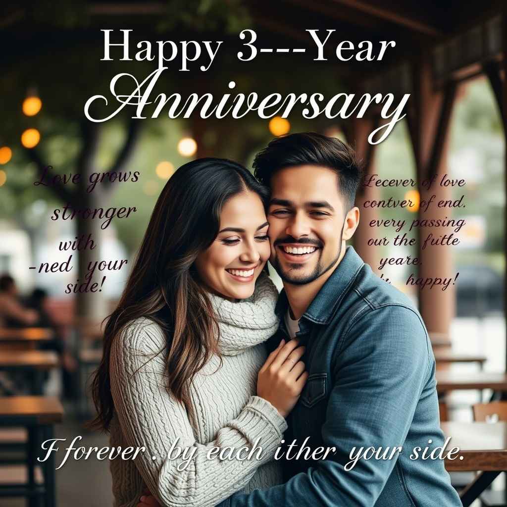 Happy 3 year Anniversary Quotes For Couples