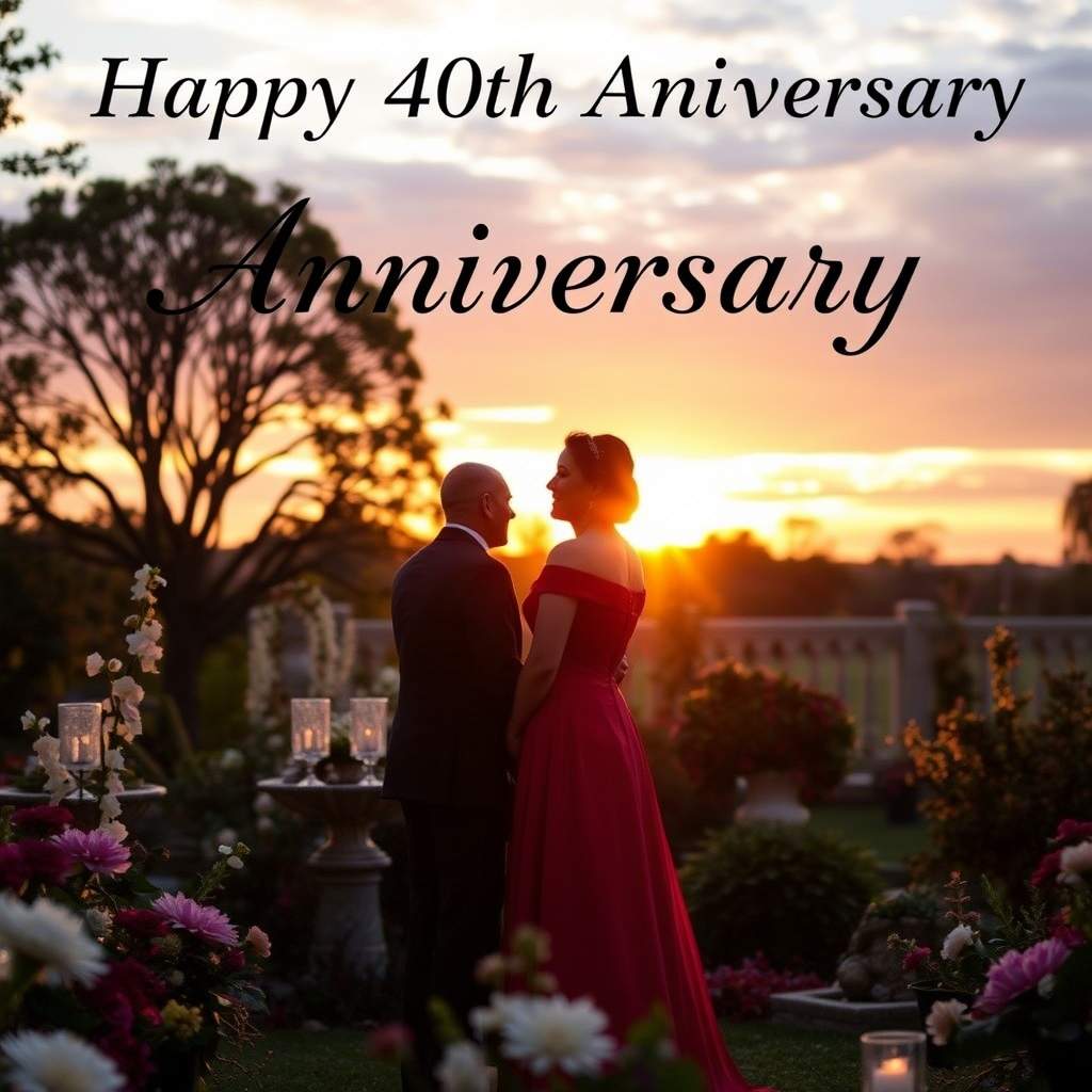 Happy 40th Anniversary Quotes to Husband