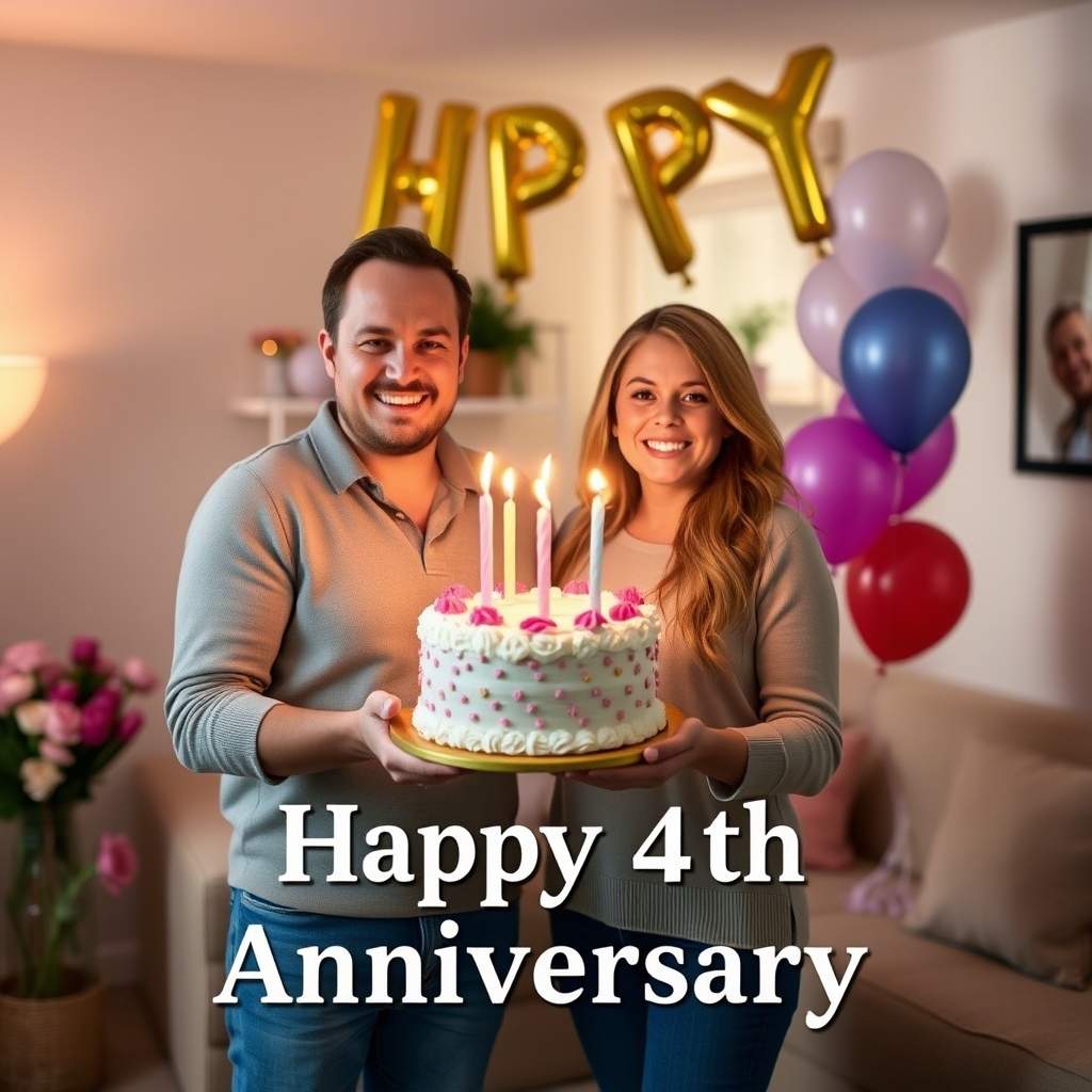 Happy 4th Anniversary Wishes