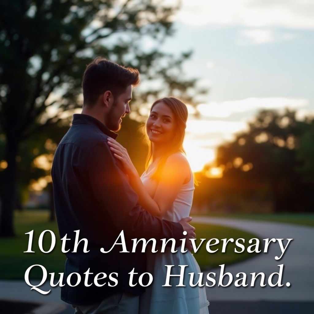 Heartfelt 10th Anniversary Quotes to Husband