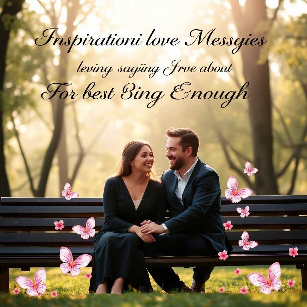 Inspirational Love Messages And Sayings For Him About Being Enough