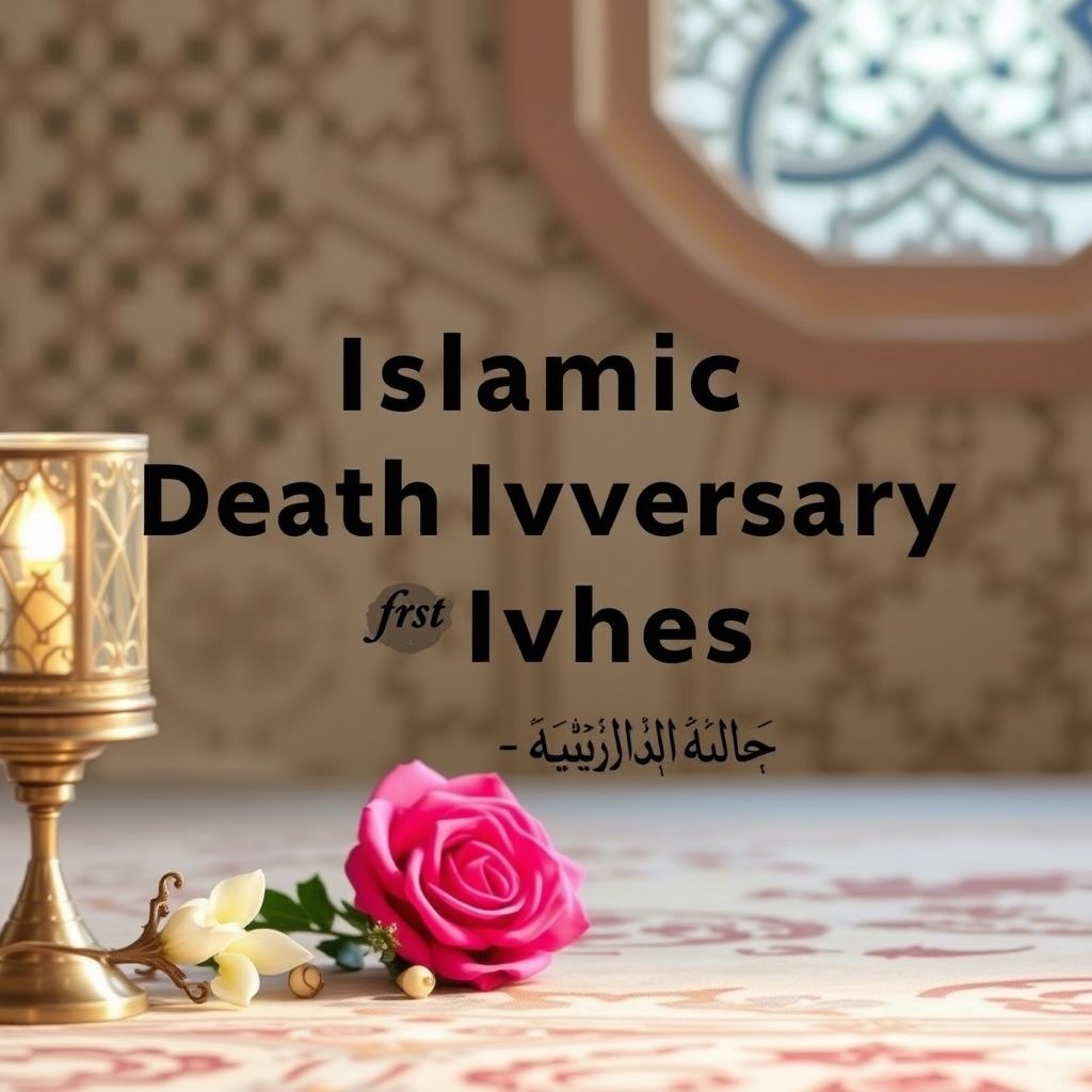 Islamic 1st Death Anniversary Wishes
