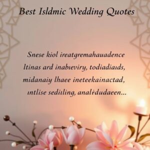 Islamic Wedding Quotes