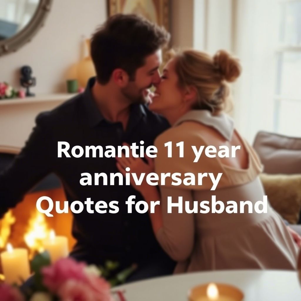 Romantic 11 Year Anniversary Quotes for Husband