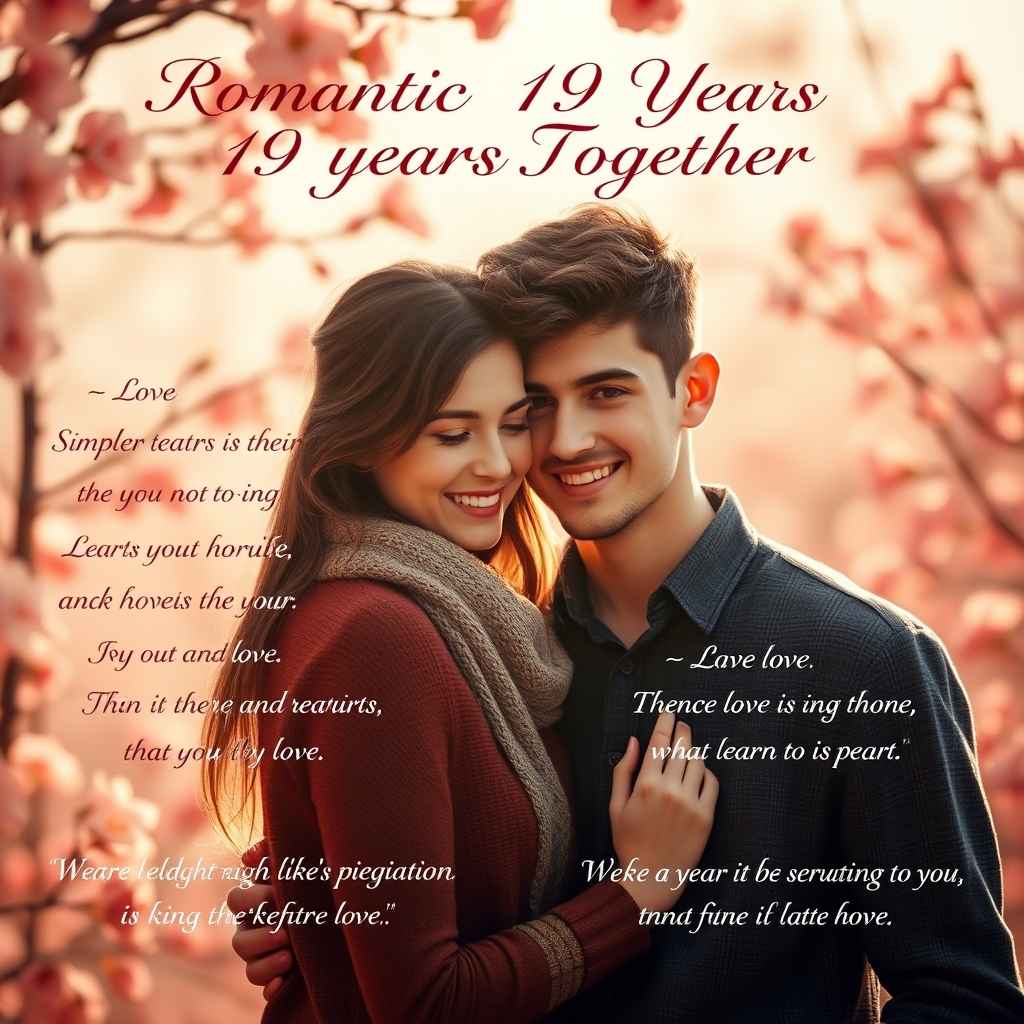 Romantic 19 Years Together Quotes