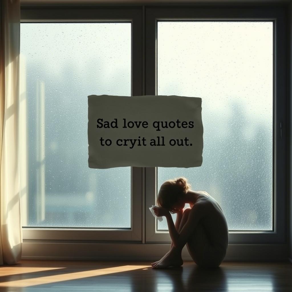 Sad Love Quotes To Cry It All Out