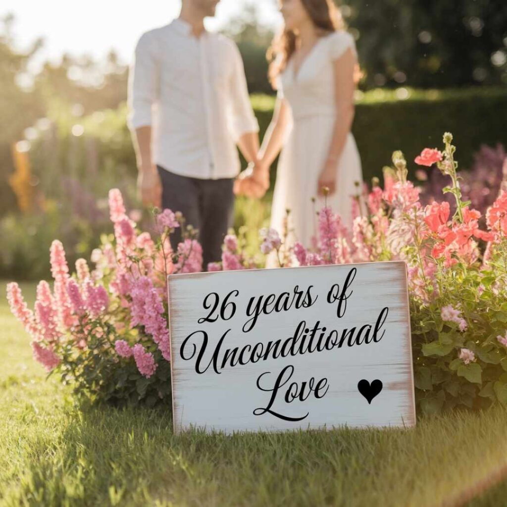 Short Quotes for 26th Wedding Anniversary