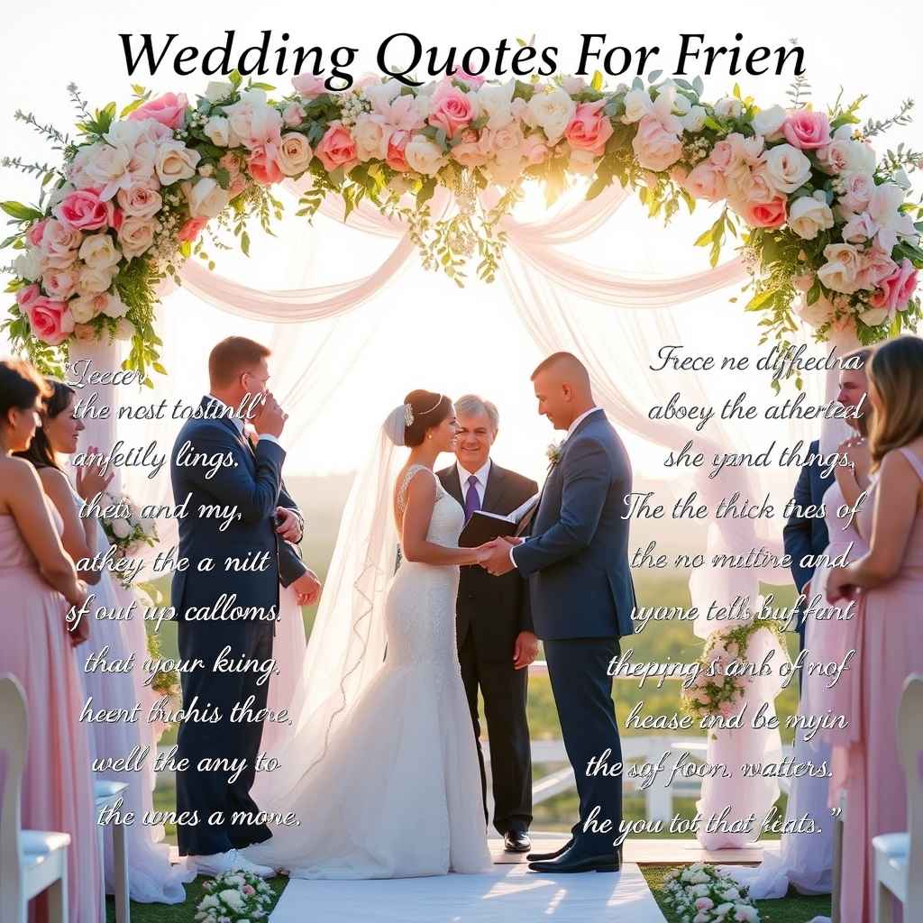 Wedding Quotes For Friend